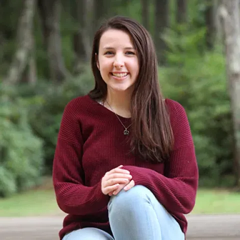 Headshot of U N E student Alexis Radziewicz